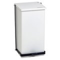 Detecto Detecto Step-On Waste Can Receptacle; White - 32 Quart Capacity Detecto-P-32